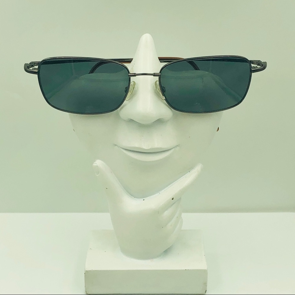 Chesterfield Gunmetal Oval Sunglasses Frames